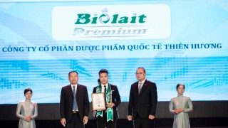 Sữa dinh dưỡng Biolait nhận giải thưởng Thương hiệu số 1 Việt Nam 2024