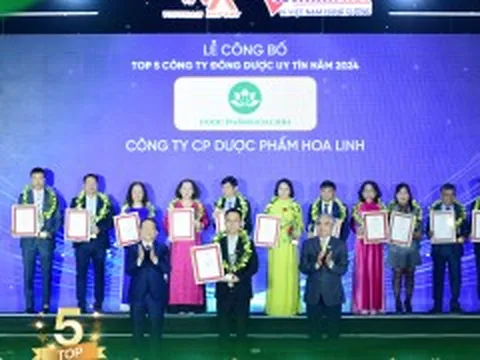 Dược phẩm Hoa Linh giữ vững vị trí Top 5 Công ty đông dược uy tín 2024