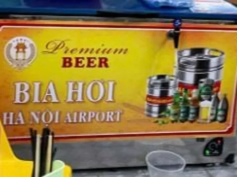 Lại xuất hiện sản phẩm bia hơi có dấu hiệu ‘nhái’ nhãn hiệu Bia hơi Hà Nội