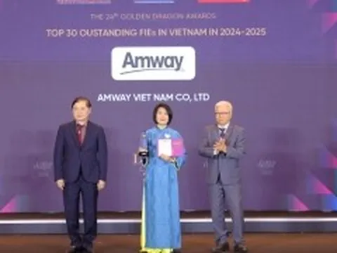 Amway Việt Nam vinh dự là doanh nghiệp FDI xuất sắc về dinh dưỡng và chăm sóc sức khỏe chủ động
