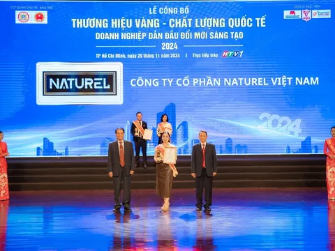 NATUREL VIỆT NAM – VINH DỰ ĐƯỢC GỌI TÊN VÀO TOP 10 “THƯƠNG HIỆU VÀNG – CHẤT LƯỢNG QUỐC TẾ”